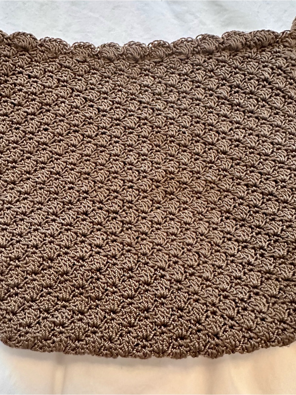 The Sak Brown Woven Crochet Shoulder Bag - Picture 4 of 4